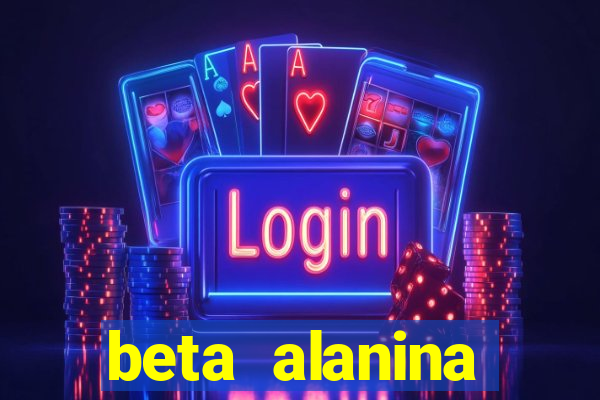 beta alanina aumenta a pressao